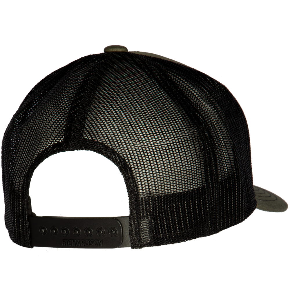 Loden Green & Black Snapback