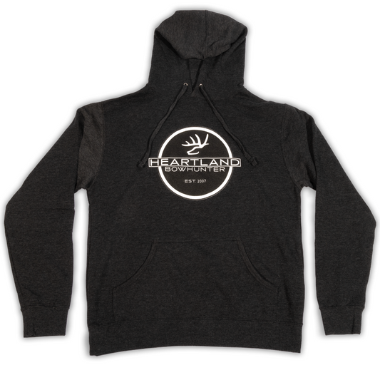 Classic Circle Logo Hoodie - Charcoal