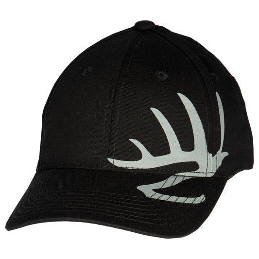 FlexFit Black Antlers Hat