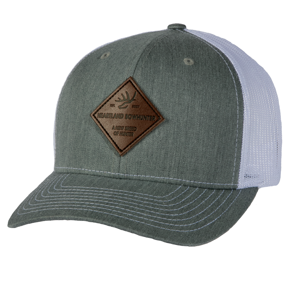 Gray On White Diamond Snapback