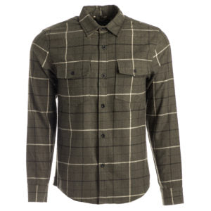 HB Gunnison Flannel In Moss Green Heather