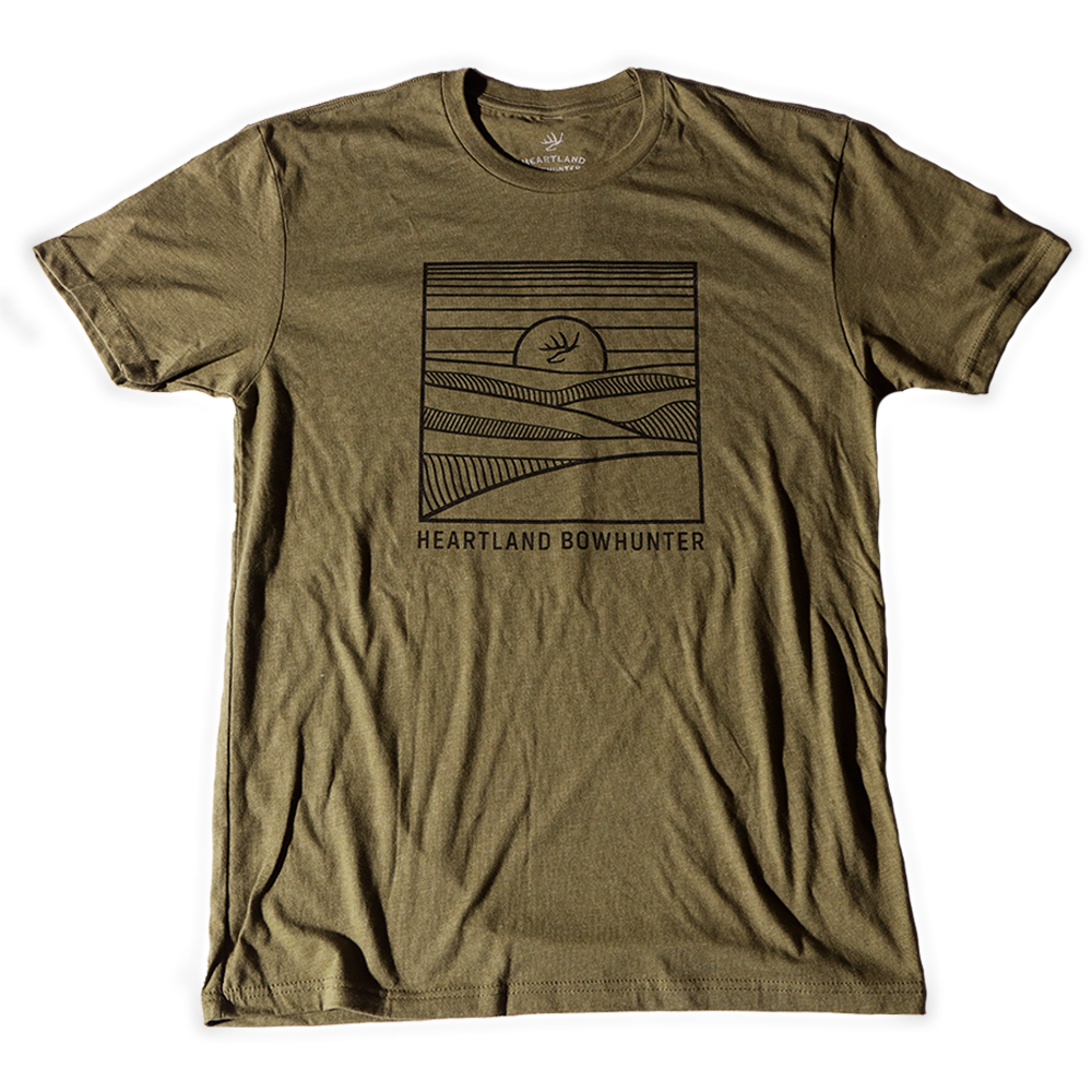 HB Sunset Tee - Military Green