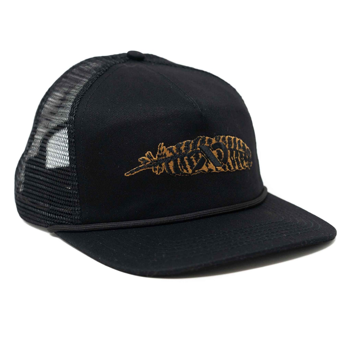 Turkey Feather Trucker Hat