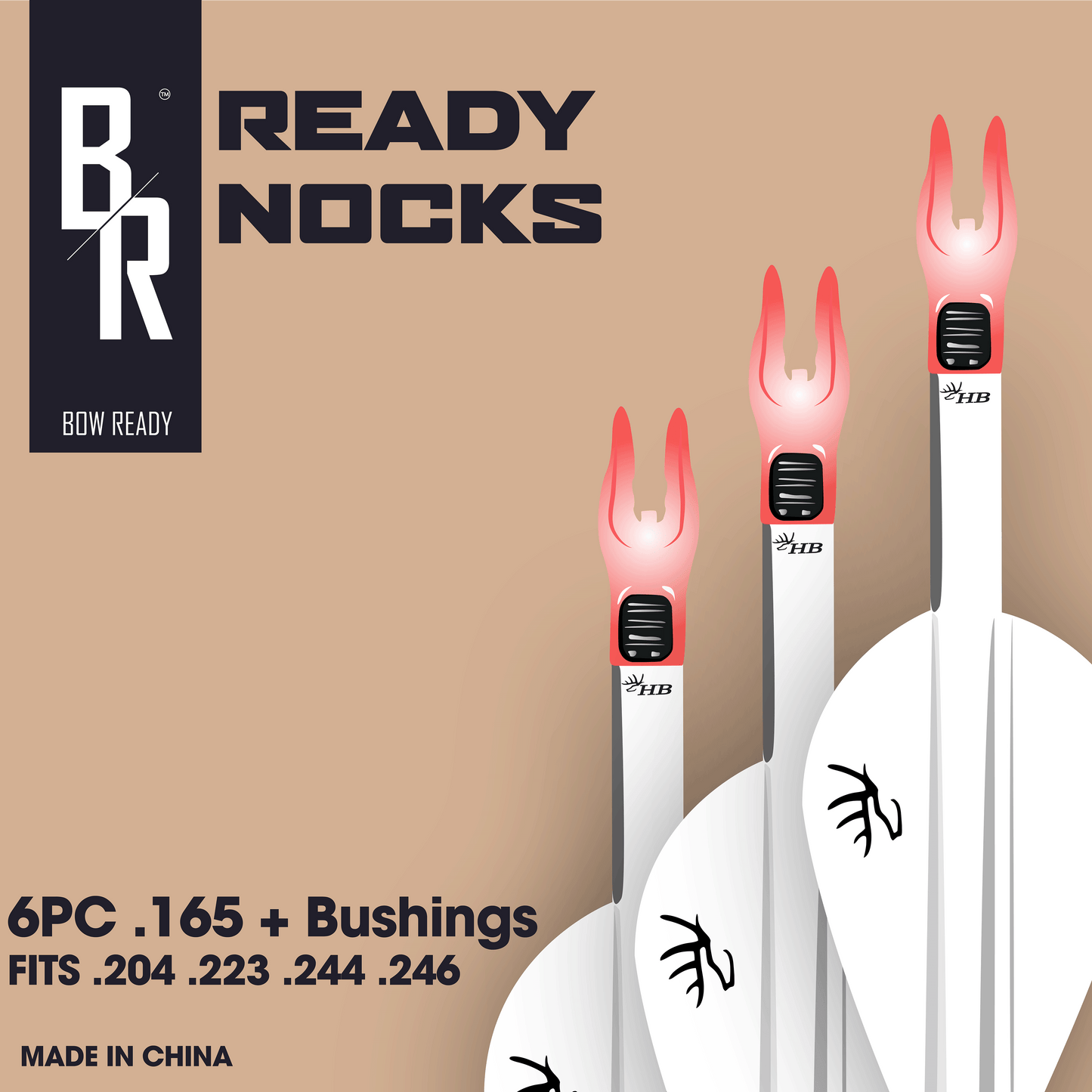 Bow Ready Lighted Nocks (6 Nocks Per Pack)