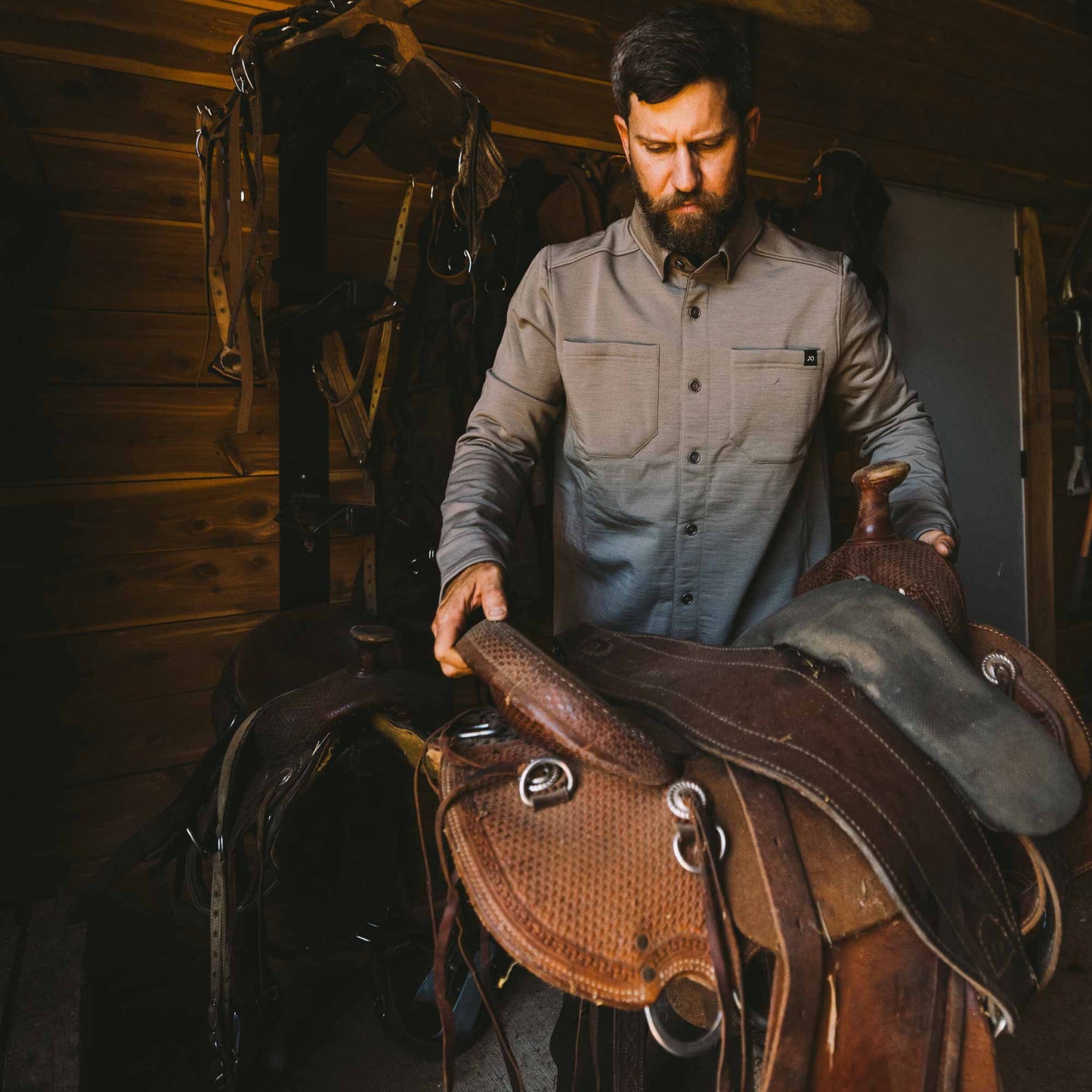 Men's Rugged Wool Field Shirt