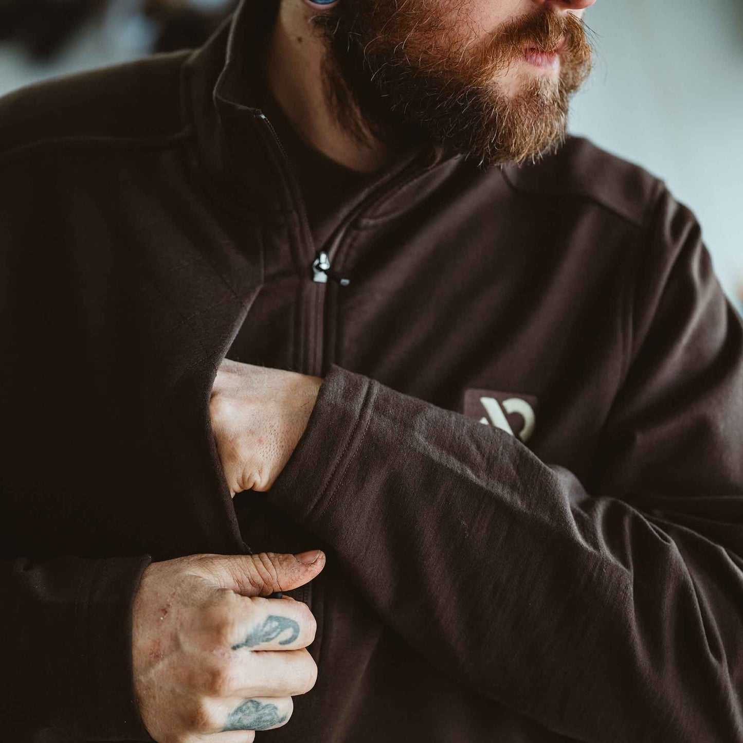 Men's Rugged Wool QZ