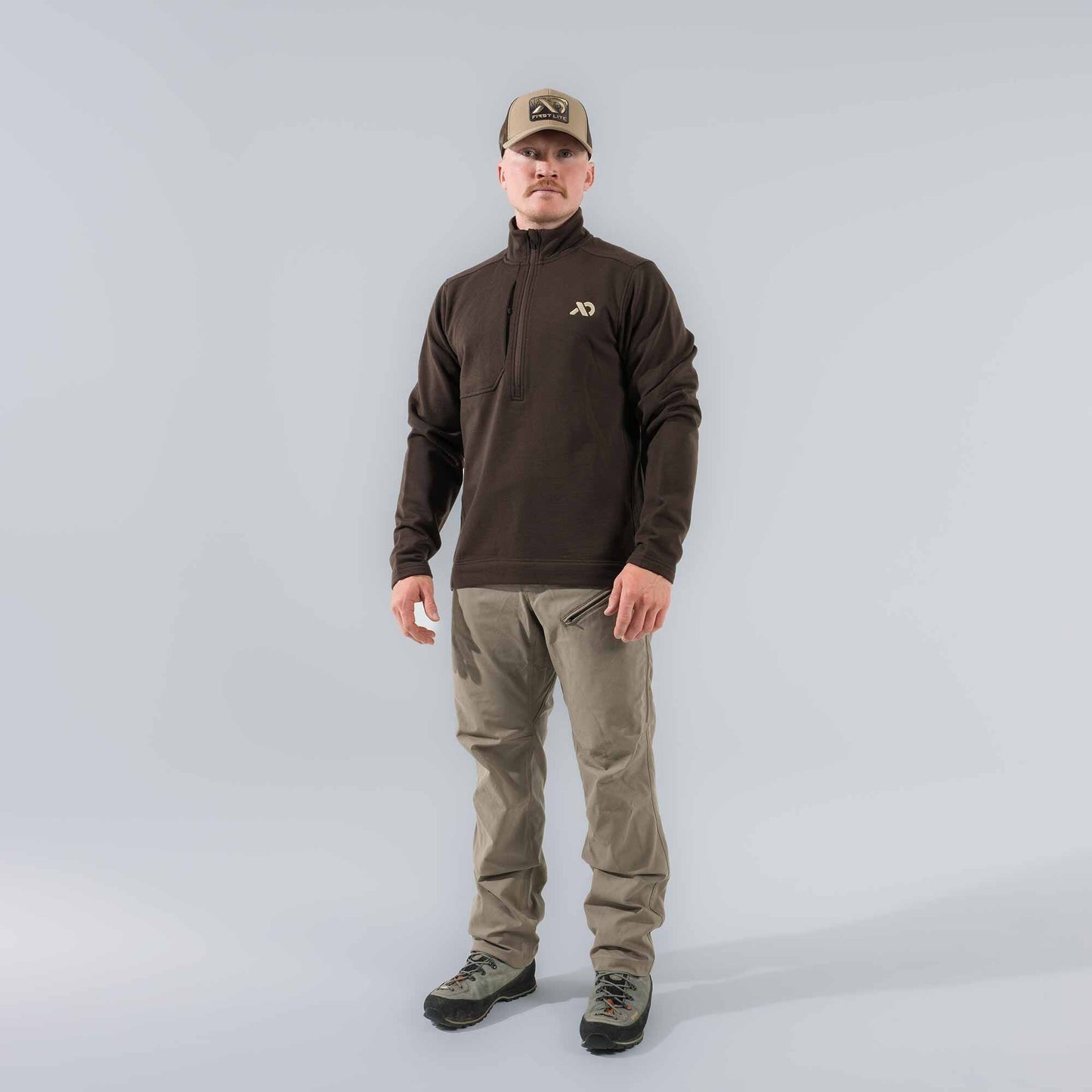 Men's Rugged Wool QZ