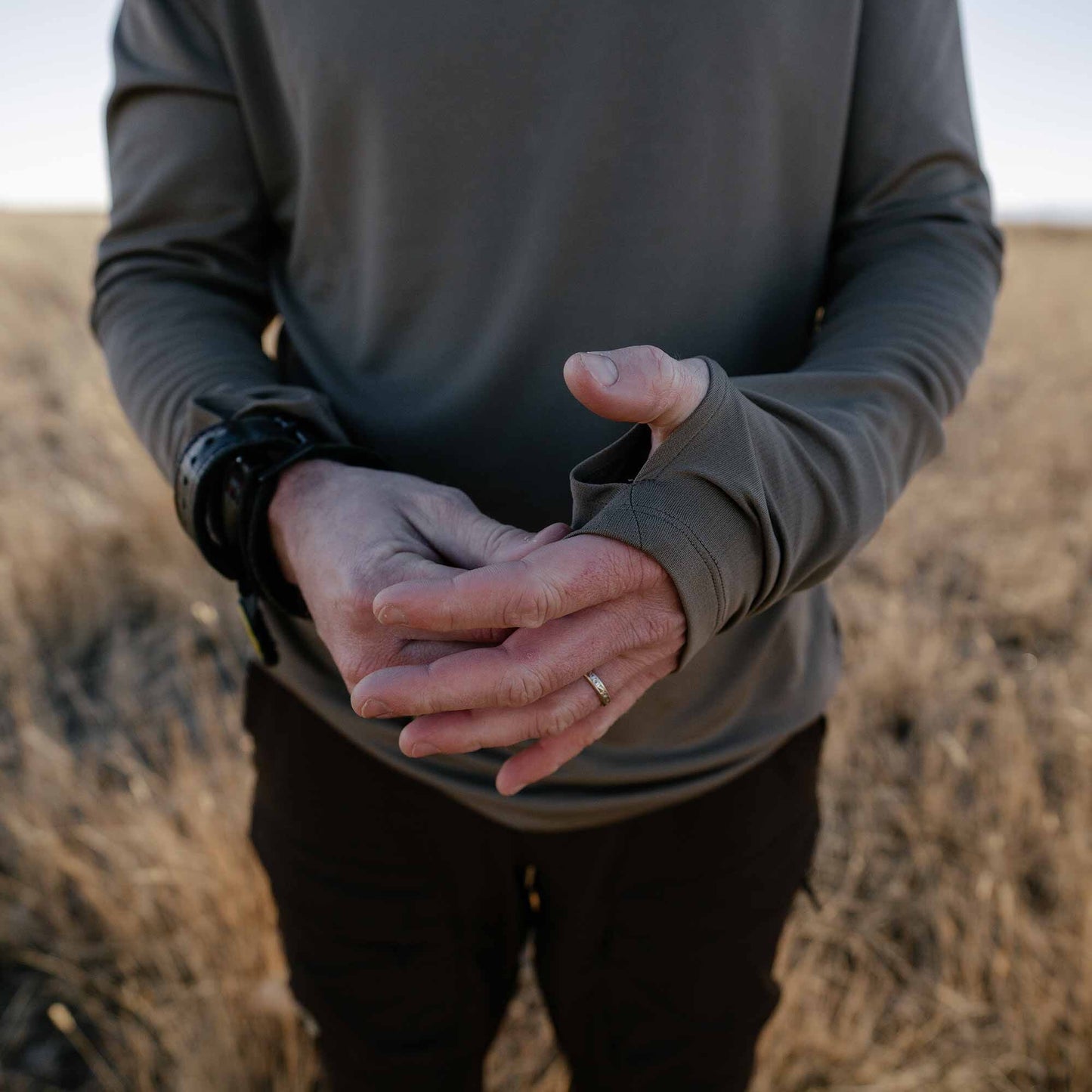 Men's Yuma Synthetic Long Sleeve Crew
